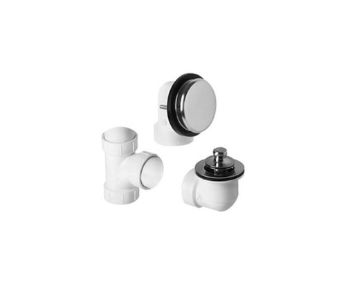 Mountain Plumbing ABS Plumber's Half Kit with Deluxe Lift & Turn Trim (Designer Face Plate) - Polished Gold - BDWUNLTA/GPB