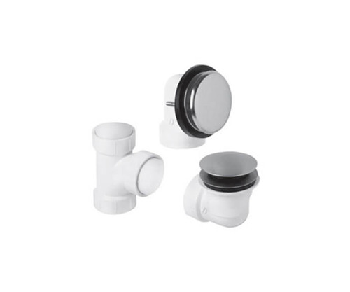 Mountain Plumbing Plumber's Half Kit with EZ Click™ Trim (Designer Face Plate) - Black Nickel - BDWUNVP/BN