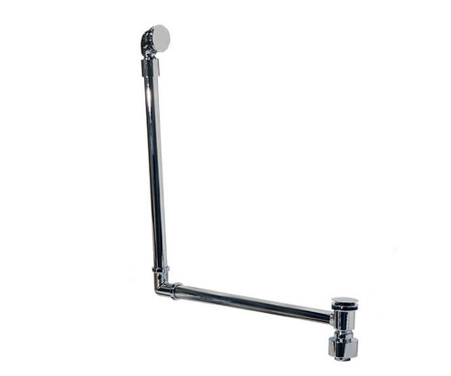 Mountain Plumbing Exposed Direct Outlet Bath Waste & Overflow with Swivel Neck & EZ-Click™ Drain (Extended) - Champagne Bronze - BDEXP2-VA/CHBRZ