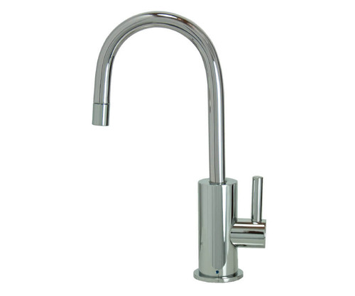 Mountain Plumbing Cold Water Dispenser Faucet with Contemporary Round Body & Handle - Weathered Copper - MT1843-NL/WCP