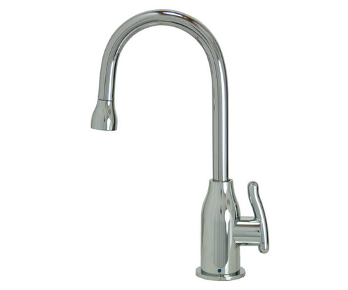 Mountain Plumbing  MT1803-NL/PEW Cold Water Dispenser Faucet with Modern Curved Body & Handle - Pewter
