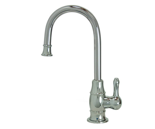Mountain Plumbing  MT1853-NL/ULB Cold Water Dispenser Faucet with Traditional Curved Body & Curved Handle - Unlacquered Brass