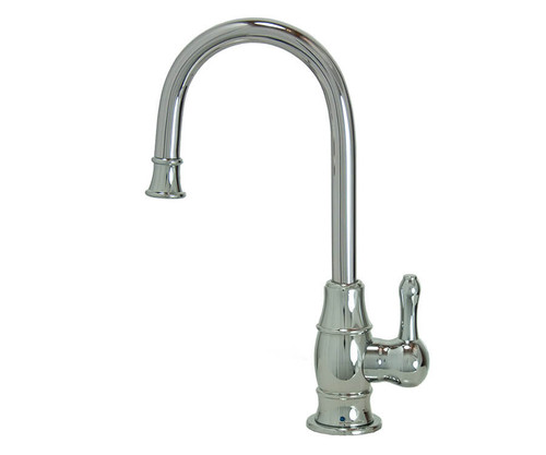 Mountain Plumbing  MT1853-NL/SC Cold Water Dispenser Faucet with Traditional Curved Body & Curved Handle - Stain Chrome