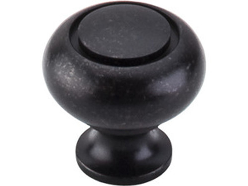 Top Knobs M599 PAB Normandy Ring Cabinet Knob 1 1/4" - Patina Black