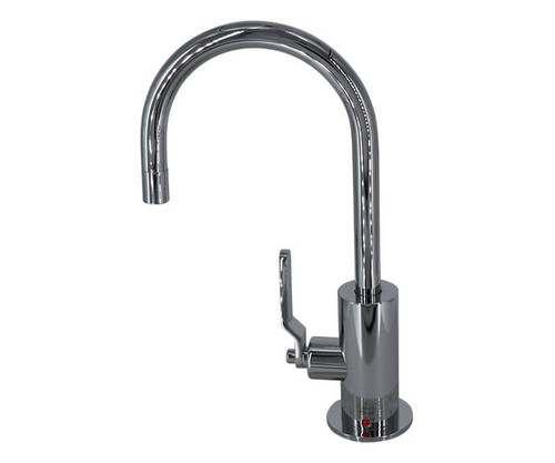 Mountain Plumbing  MT1840-NLIH/VB Hot Water Faucet with Contemporary Round Body & Industrial Lever Handle - Venetian Bronze
