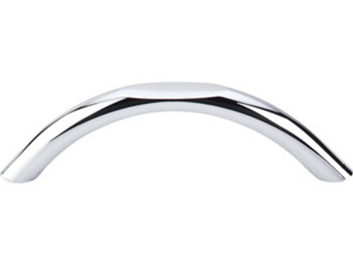 Top Knobs M540 PC Nouveau II Curved Door Pull 3 3/4" (c-c) - Polished Chrome