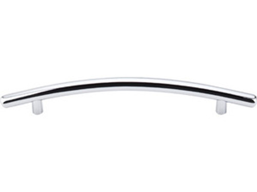 Top Knobs M537 PC Nouveau Curved Bar Door Pull 6 5/16" (c-c) - Polished Chrome