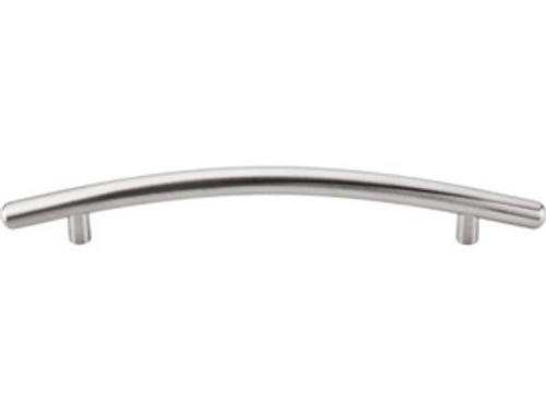 Top Knobs M536 BSN Nouveau Curved Bar Door Pull 6 5/16" (c-c) - Brushed Satin Nickel
