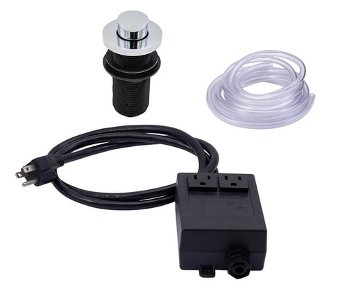 Mountain Plumbing Round Deluxe Raised Waste Disposer Air Switch with Freedom Mount - Oil Rubbed Bronze - MT957R/ORB