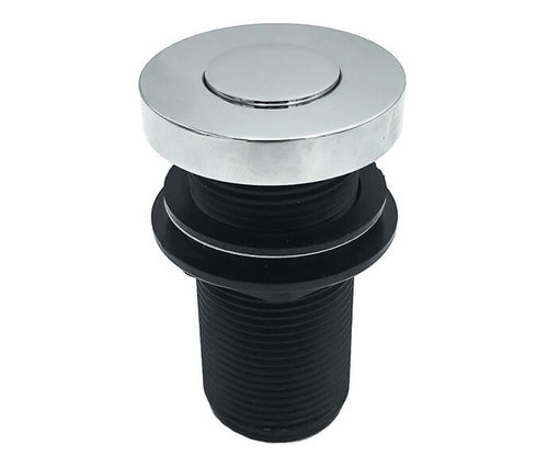 Mountain Plumbing Round Replacement Deluxe Flush Waste Disposer Air Switch Button - Polished Brass - MT958/PVD