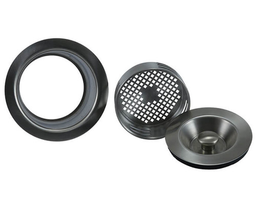 Mountain Plumbing  MT130/PEW Waste Disposer Stopper & Lift Out Strainer with Extended Flange - Pewter