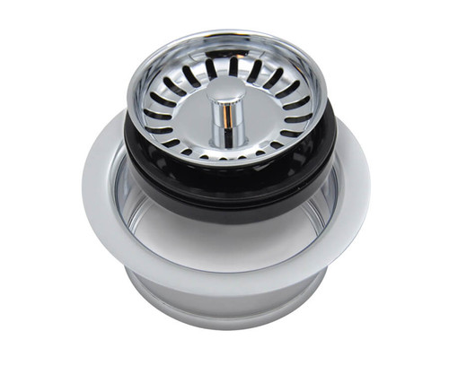 Mountain Plumbing Waste Disposer Flange and Stopper Strainer - Biscuit - MT200EV/BT