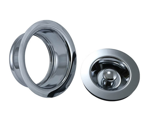 Mountain Plumbing MT120EV/CPB Stopper & Strainer with Flange for Waste Disposer - Chrome Mountain Plumbing MT120EV/CPB Stopper & Strainer with Flange for Waste Disposer - Chrome