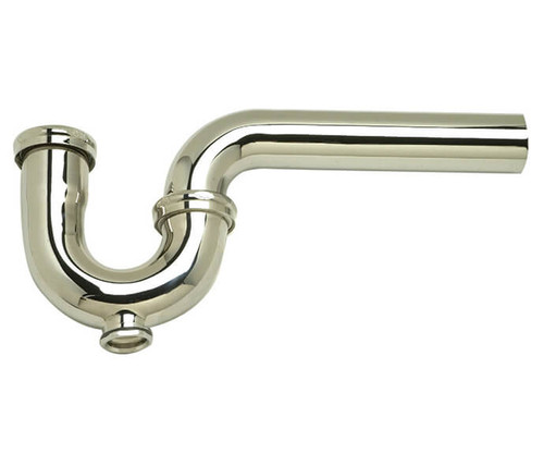 Mountain Plumbing  MT305X/CPB 1-1/2" P-Trap - Traditional Style with Clean-Out Plug - Chrome