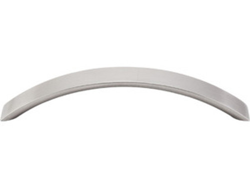 Top Knobs M396 BSN Nouveau Crescent Door Pull 5 1/16" (c-c) - Brushed Satin Nickel