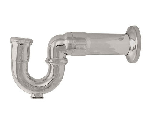 Mountain Plumbing  MT304X/BRS New England/Massachusetts P-Trap - Brushed Stainless