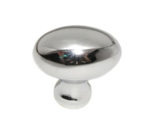 Top Knobs M369 PC Somerset II Egg Cabinet Knob 1 1/4" - Polished Chrome