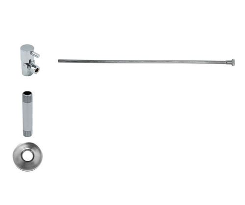 Mountain Plumbing Toilet Supply Kit - Contemporary Lever Handle with 1/4 Turn Ceramic Disc Cartridge Valve - Angle, Flat Head Riser - Venetian Bronze - MT5800L-NL/VB