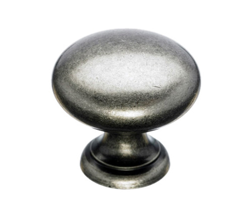 Top Knobs M286 PTA Somerset II Mushroom Cabinet Knob 1 1/4" - Pewter Antique