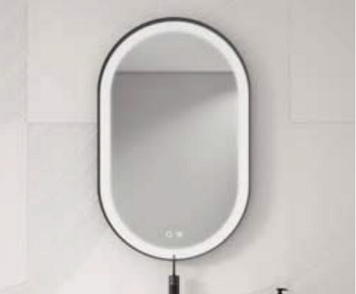 Lucena Bath  87673 White Loira Mirror with LED, Sensor and Antifog