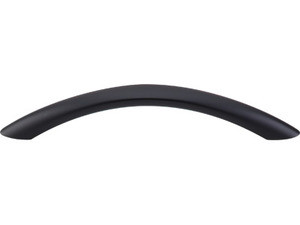 Top Knobs Bow 5 1/16" Center to Center Bar Pull, Flat Black - M383