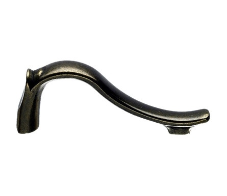 Top Knobs Dover Latch 2 1/2" Center to Center Novelty Pull, German Bronze - M185