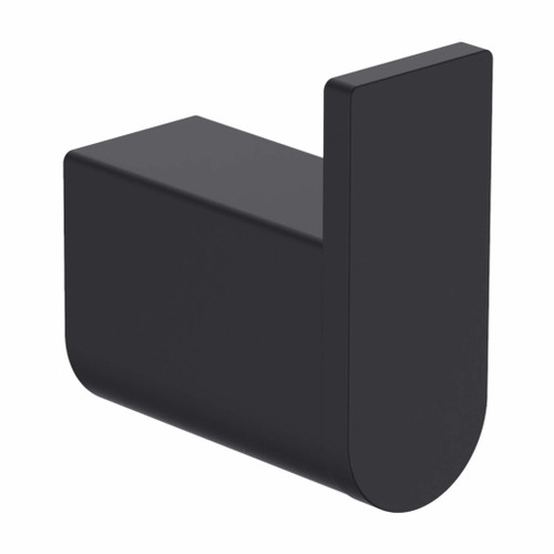 Fine Fixtures AC1HKBL Single Bathroom Robe Hook - Matte Black