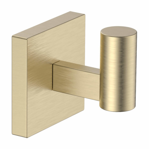 Fine Fixtures AC3HKSB Single Bathroom Robe Hook - Satin Brass