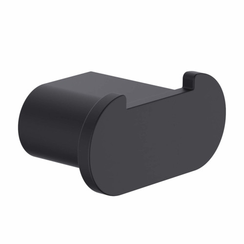 Fine Fixtures AC1HKDBL Double Bathroom Robe Hook - Matte Black