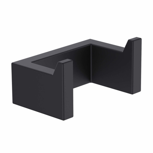 Fine Fixtures AC2HKDBL Double Bathroom Robe Hook - Matte Black