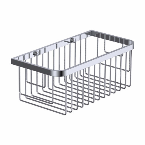 Fine Fixtures ACB2PC Shower Caddy Basket 9" X 4" - Polished Chrome