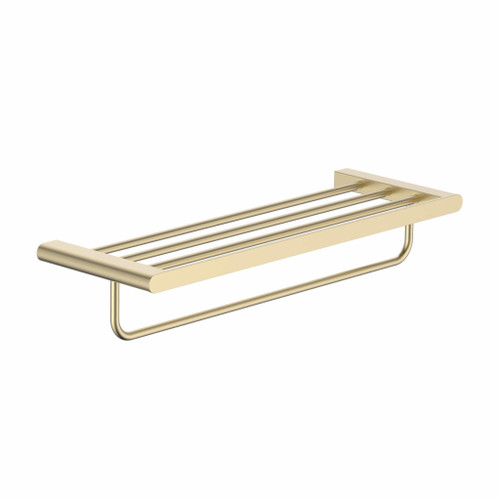 Fine Fixtures AC1TR24SB 24 Inch Bathroom Towel Rack - Satin Brass