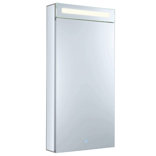 Fine Fixtures AMB2040-R 20 Inch X 40 Inch Right Hand Door Medicine Cabinet With LED Light