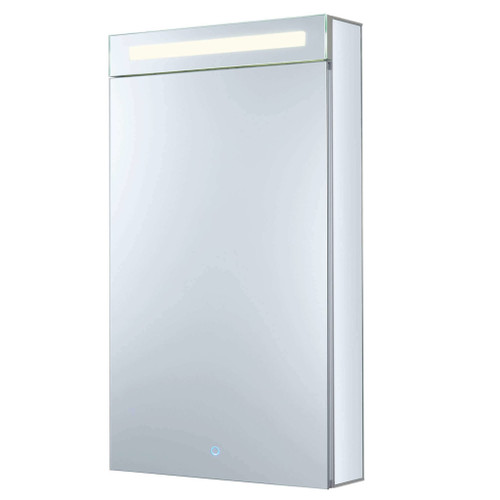 Fine Fixtures AMB2440-L Left Hand Door Medicine Cabinet With LED Light , 24 Inch X 40 Inch