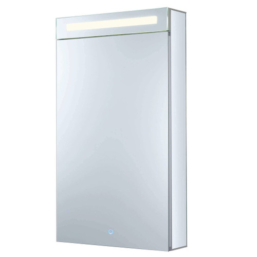 Fine Fixtures Left Hand Door Medicine Cabinet With LED Light , 24 Inch X 40 Inch - AMB2440-L