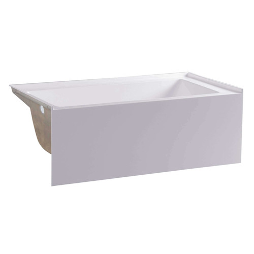Fine Fixtures BTA106-L Bathtub With Apron - Left Hand - 48 Inch X 32 Inch X 21.5 Inch