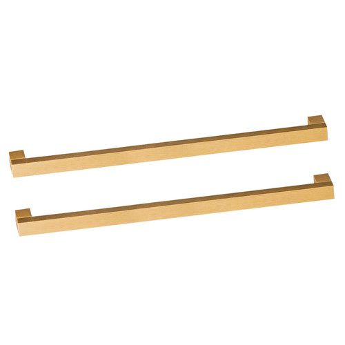 Fine Fixtures Handles for 36 Inch Wide Concordia  Vanity - 25 3/4" Long - Set Of 2 - Satin Brass - CAHA36SB