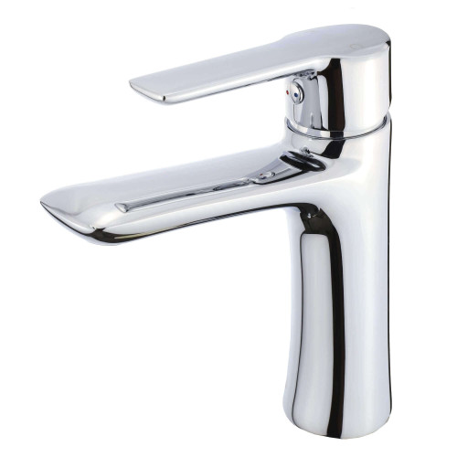 Fine Fixtures FAM4PC Round Bathroom Faucet - Single Hole - Polished Chrome