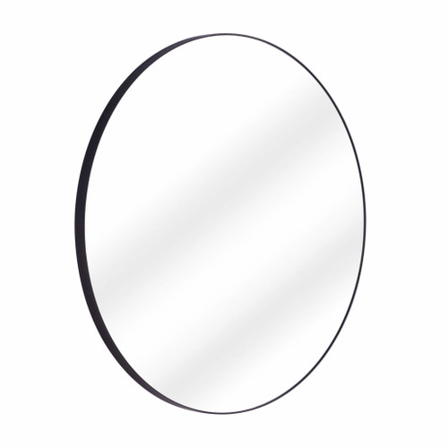 Fine Fixtures MRD2424BL Round 24 Inch X 24 Inch Mirror - Matte  Black