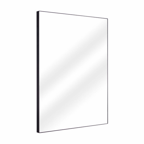 Fine Fixtures MRS2430BL Rectangular 24 Inch X 30 Inch Mirror with Sharp Corners - Matte Black