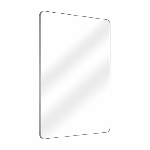 Fine Fixtures MRR3040SN Rectangular 30 Inch X 40 Inch Mirror with Round Corners - Satin Nickel