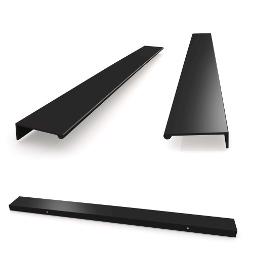 Fine Fixtures Dakota Vanity Hardware - 24 Inch Wide - Black