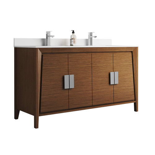 Fine Fixtures IL60WT Imperial 2 Collection Vanity Cabinet  60 Inch Wide - Wheat