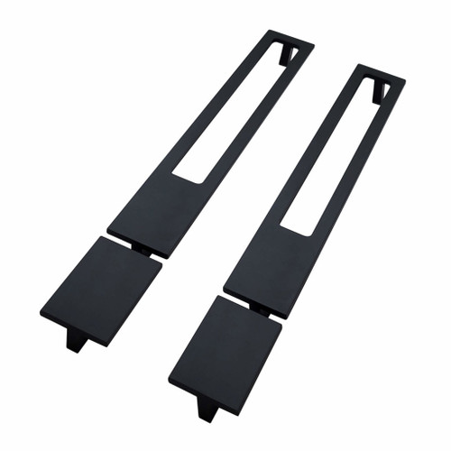Fine Fixtures Oakville Handle For 72" Wide Vanity -Black - OKHA3BL