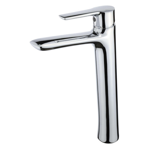Fine Fixtures Round Single Handle Vessel Faucet - Single Hole - Polished Chrome - FAV4PC