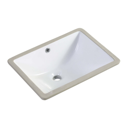 Fine Fixtures ILUM1812W Imperial 2 Undermount Sink - 18 Inch X 12 Inch - White