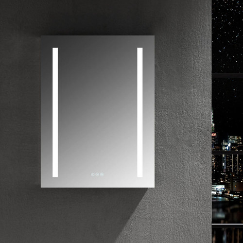 Blossom MCL1 2432R Pillar -24" Wide x 32" High LED Medicine Cabinet With Right Side Hinge