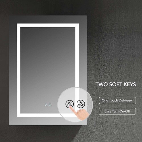 Blossom MCL4 2432L Vega 24" Wide x 32" High LED Medicine Cabinet With Left Side Hinge