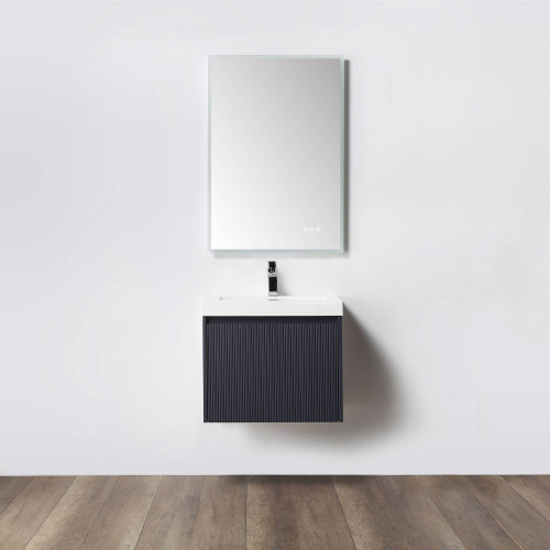 Blossom Positano 24" Floating Bathroom Vanity with Sink - Night Blue - V8028 24 26 A