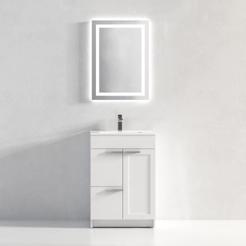 Blossom 029 24 01 C Hanover 24" Freestanding Bathroom Vanity with Sink - Matte White